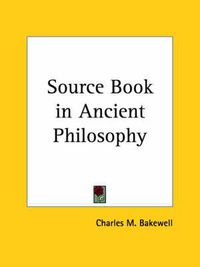 Cover image for Source Book in Ancient Philosophy (1907)