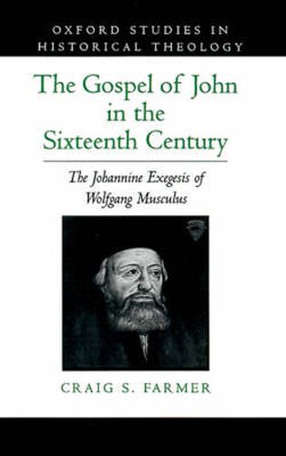 Cover image for The Gospel of John in the Sixteenth Century: The Johannine Exegesis of Wolfgang Musculus