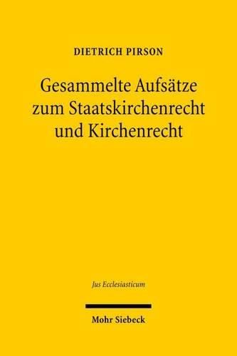 Cover image for Gesammelte Beitrage zum Kirchenrecht und Staatskirchenrecht