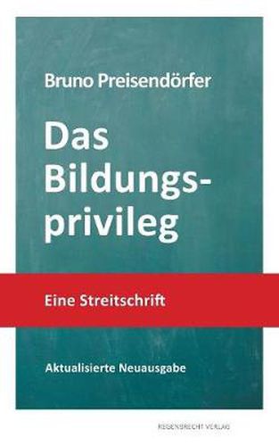 Cover image for Das Bildungsprivileg