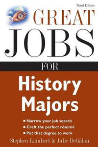 Cover image for Great Jobs for History Majors