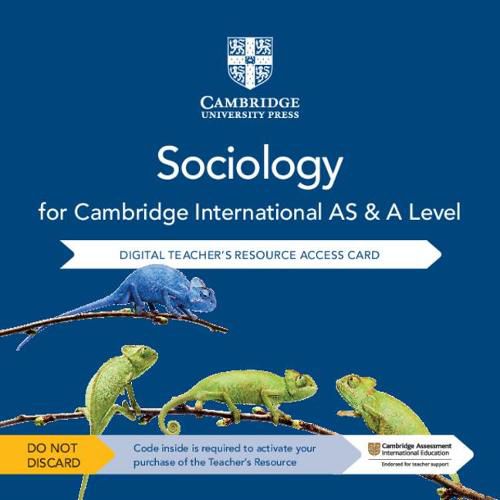 Cambridge International AS & A Level Sociology Digital Teacher's Resource Access Card