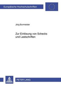 Cover image for Zur Einloesung Von Schecks Und Lastschriften