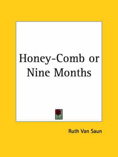 Cover image for Honey-comb or Nine Months (1920)