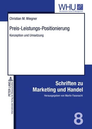Cover image for Preis-Leistungs-Positionierung: Konzeption Und Umsetzung