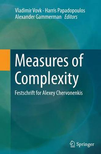 Cover image for Measures of Complexity: Festschrift for Alexey Chervonenkis