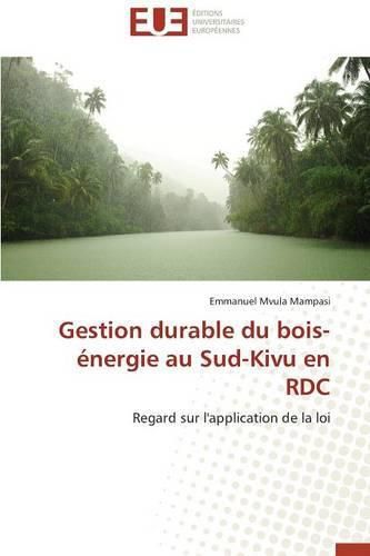 Cover image for Gestion Durable Du Bois- nergie Au Sud-Kivu En Rdc