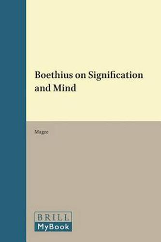 Boethius on Signification and Mind