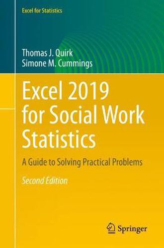 Cover image for Excel 2019 for Social Work Statistics: A Guide to Solving Practical Problems