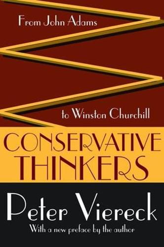 Cover image for Conservative Thinkers: From John Adams to Winston Churchill