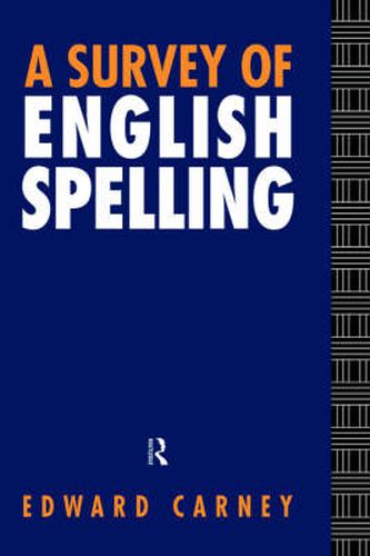 Cover image for A Survey of English Spelling