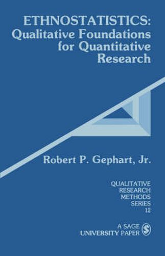 Cover image for Ethnostatistics: Qualitative Foundations for Quantitative Research