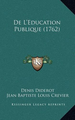 de L'Education Publique (1762)