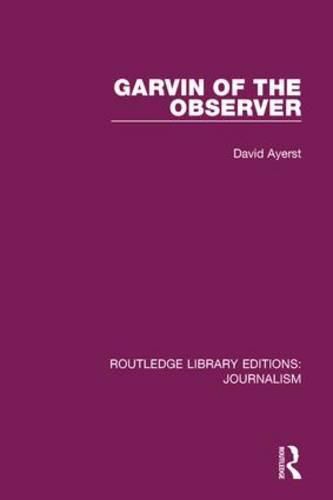 Cover image for Garvin of the Observer