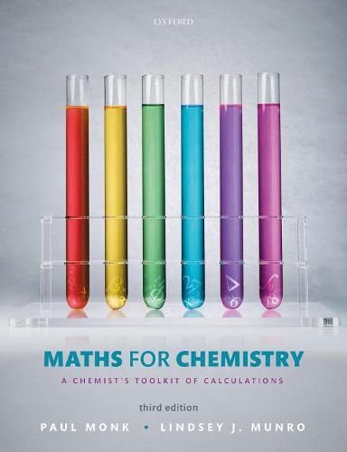 Cover image for Maths for Chemistry: A chemist's toolkit of calculations