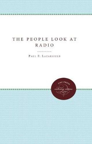 Cover image for The People Look at Radio