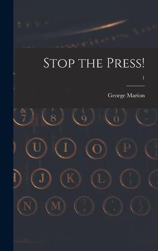 Cover image for Stop the Press!; 1