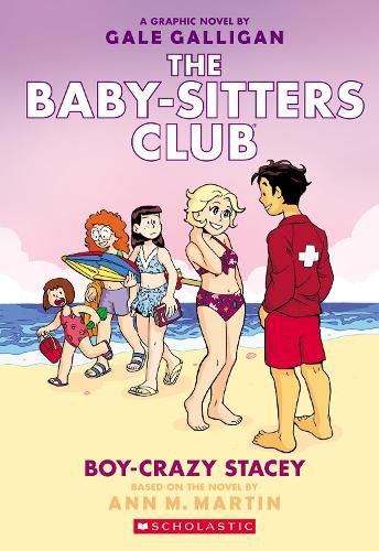 Cover image for Boy-Crazy Stacey: A Graphic Novel (the Baby-Sitters Club #7)