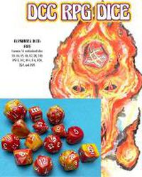 Cover image for DCC RPG Dice Set Elemental Dice: Fire