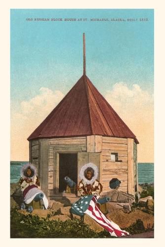 Cover image for Vintage Journal Old Russian Block House, St. Michael's, Alaska