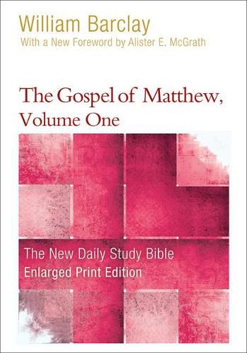 Cover image for The Gospel of Matthew, Volume One