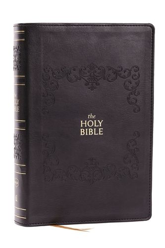 Cover image for NKJV Bible: Personal Size Giant Print, Black Leathersoft, Holy Bible, Red Letter, Comfort Print: New King James Version