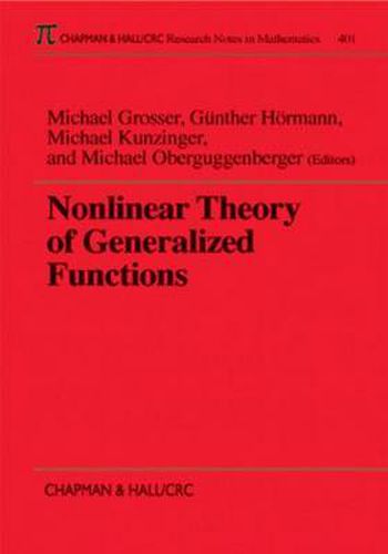 Cover image for Nonlinear Theory of Generalized Functions