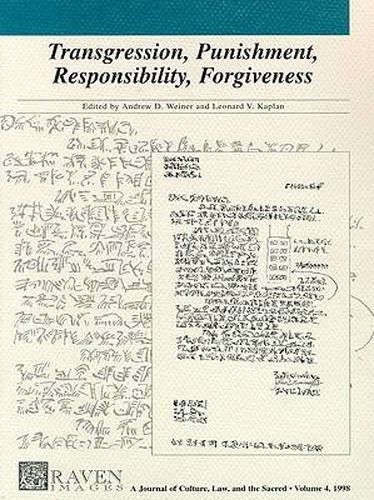 Cover image for Transgression Punishment Responsibility Forgive