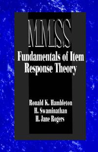 Cover image for Fundamentals of Item Response Theory