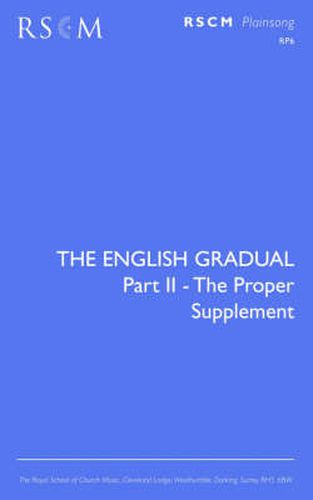 Cover image for The English Gradual Supplement