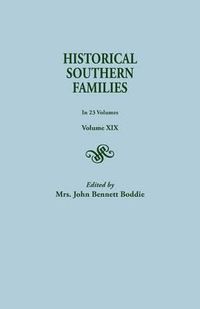 Cover image for Historical Southern Families