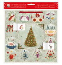 Cover image for Maja Lindberg: Twelve Days of Christmas Advent Calendar (with stickers)