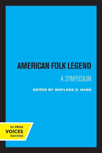Cover image for American Folk Legend: A Symposium