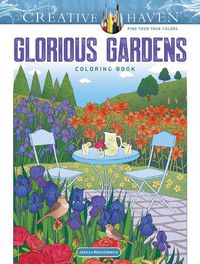 Cover image for Creative Haven Gorgeous Gardens Coloring Book