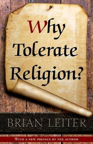 Cover image for Why Tolerate Religion?: Updated Edition