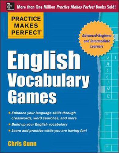 Cover image for Practice Makes Perfect English Vocabulary Games