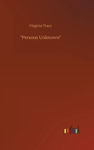 Cover image for Persons Unknown