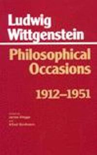 Cover image for Philosophical Occasions: 1912-1951: 1912-1951