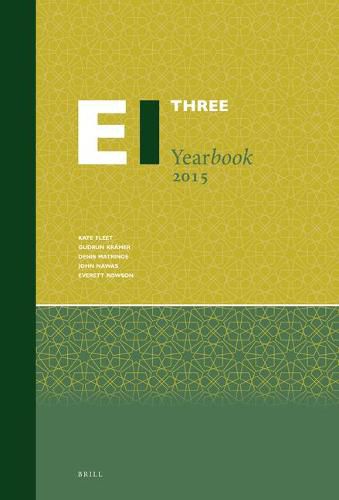 Cover image for Encyclopaedia of Islam Three Yearbook 2015