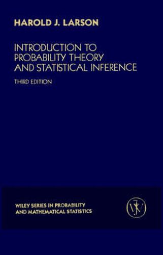 Cover image for Introduction to Probability Theory and Statistical Inference