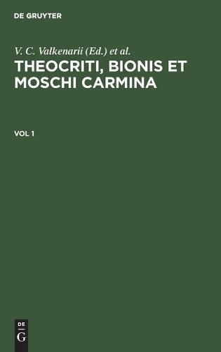 Cover image for Theocriti, Bionis et Moschi carmina