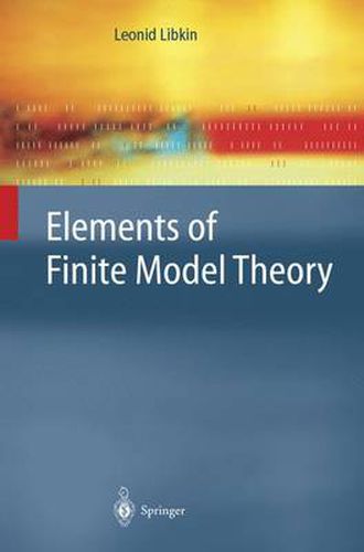 Cover image for Elements of Finite Model Theory