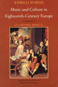 Cover image for Music and Culture in Eighteenth-century Europe: A Source Book