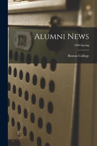 Cover image for Alumni News; 1960: spring