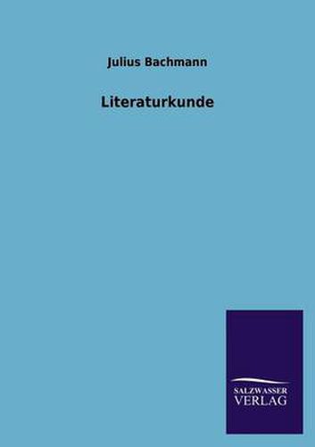 Cover image for Literaturkunde