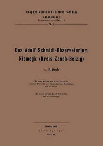 Das Adolf Schmidt-Observatorium Niemegk (Kreis Zauch-Belzig)