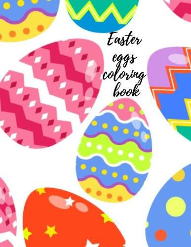 Cover image for Easter eggs coloring book