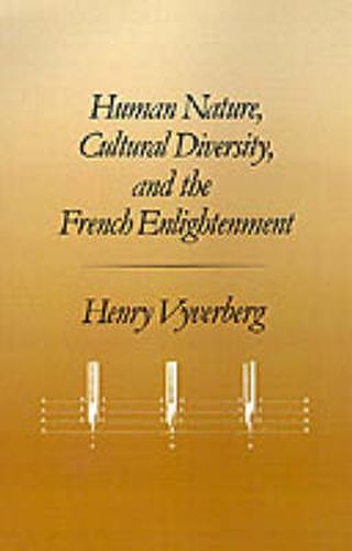 Cover image for Human Nature, Cultural Diversity, and the French Enlightenment