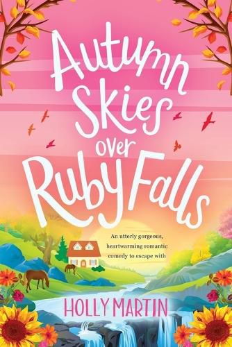 Cover image for Autumn Skies over Ruby Falls: Large Print edition