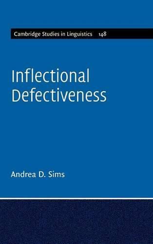 Cover image for Inflectional Defectiveness